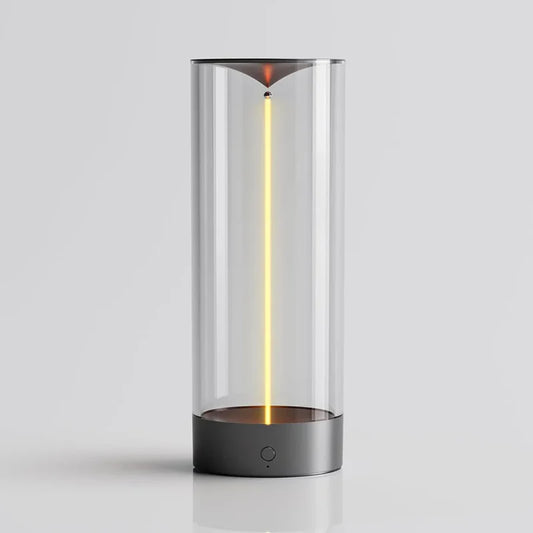 Futuristic LED Magnetic Filament Lamp with USB-C Rechargeable Design, Stepless Dimming & Touch Control for Ambient Lighting