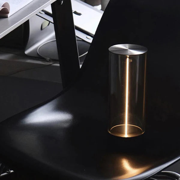 Futuristic LED Magnetic Filament Lamp with USB-C Rechargeable Design, Stepless Dimming & Touch Control for Ambient Lighting